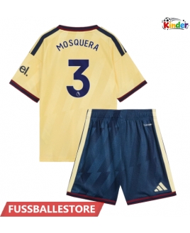 Günstige Arsenal Cristhian Mosquera #3 3rd trikot Kinder 2026-27 Kurzarm (+ Kurze Hosen)